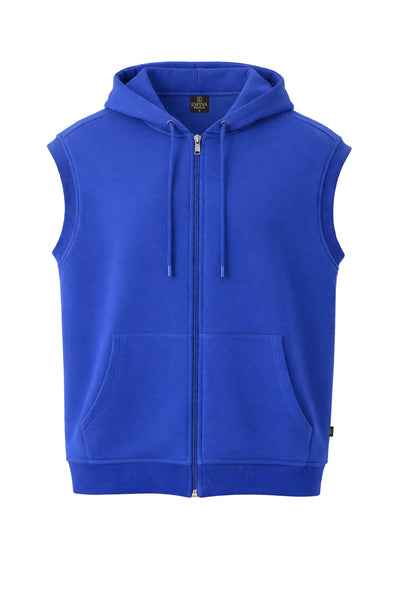 Erkek Kapüşonlu Fermuarlı Yelek