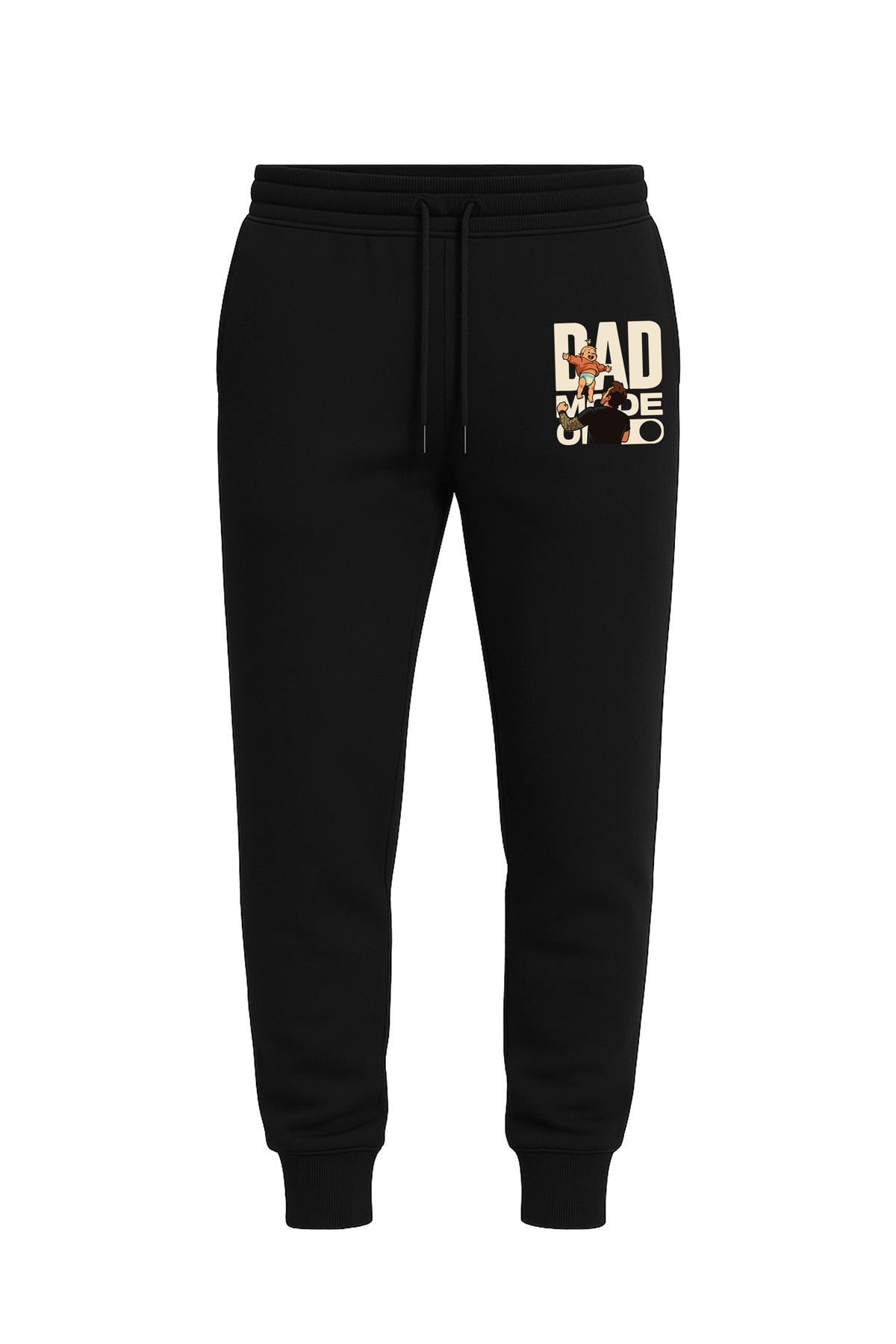 DAD MODE ON Baskılı Kapüşonlu Sweatshirt & Jogger Eşofman Takımı