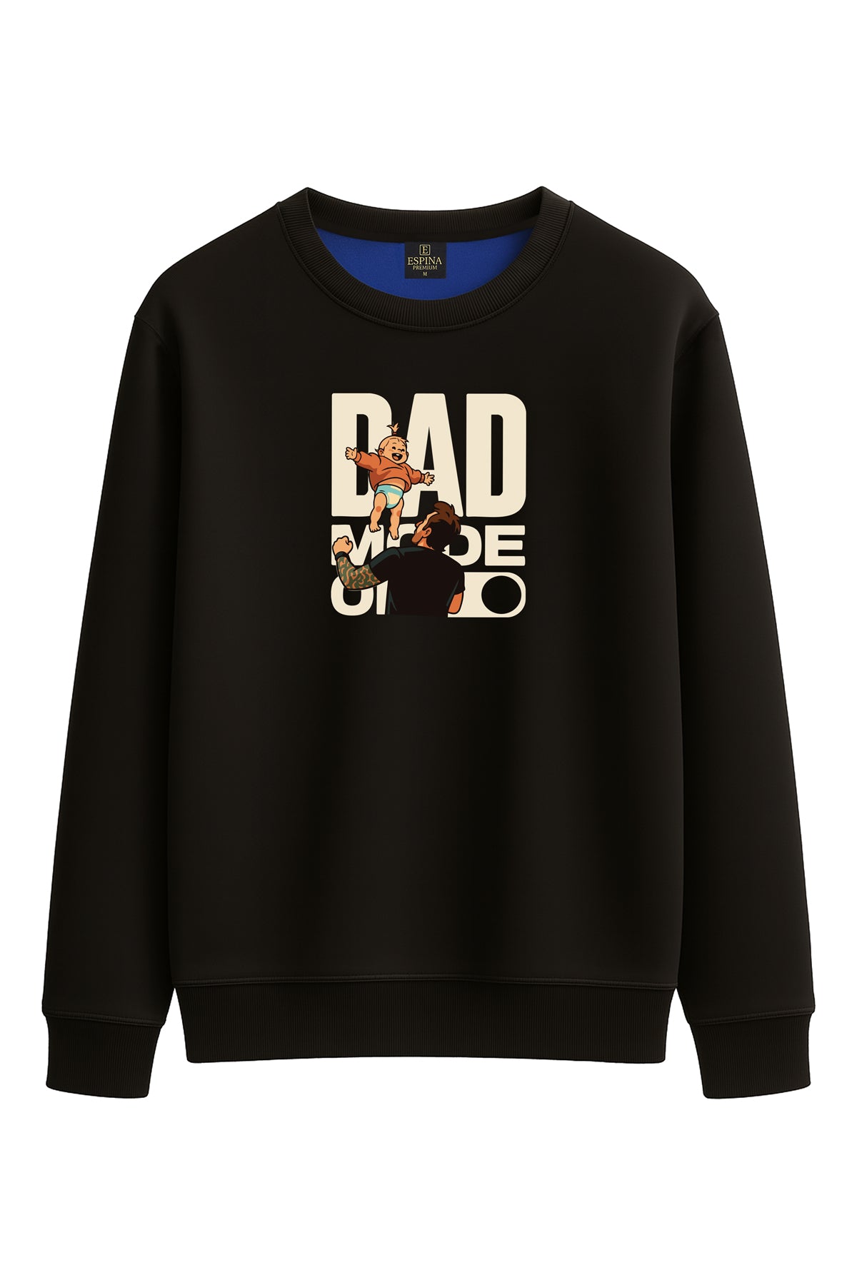 Regular Dad Mode On Baskılı Sweatshirt