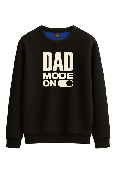 Regular Dad Mode On Baskılı Sweatshirt 2