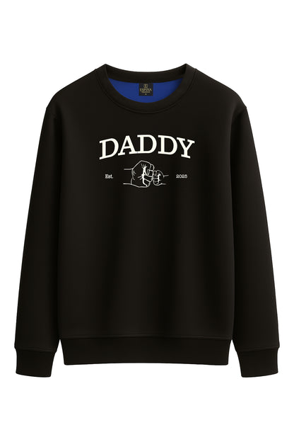 Regular Daddy On Baskılı Sweatshirt
