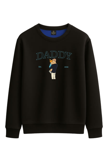 Regular Daddy On Baskılı Sweatshirt