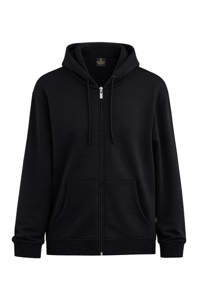 Unisex Fermuarlı Kapüşonlu Sweatshirt