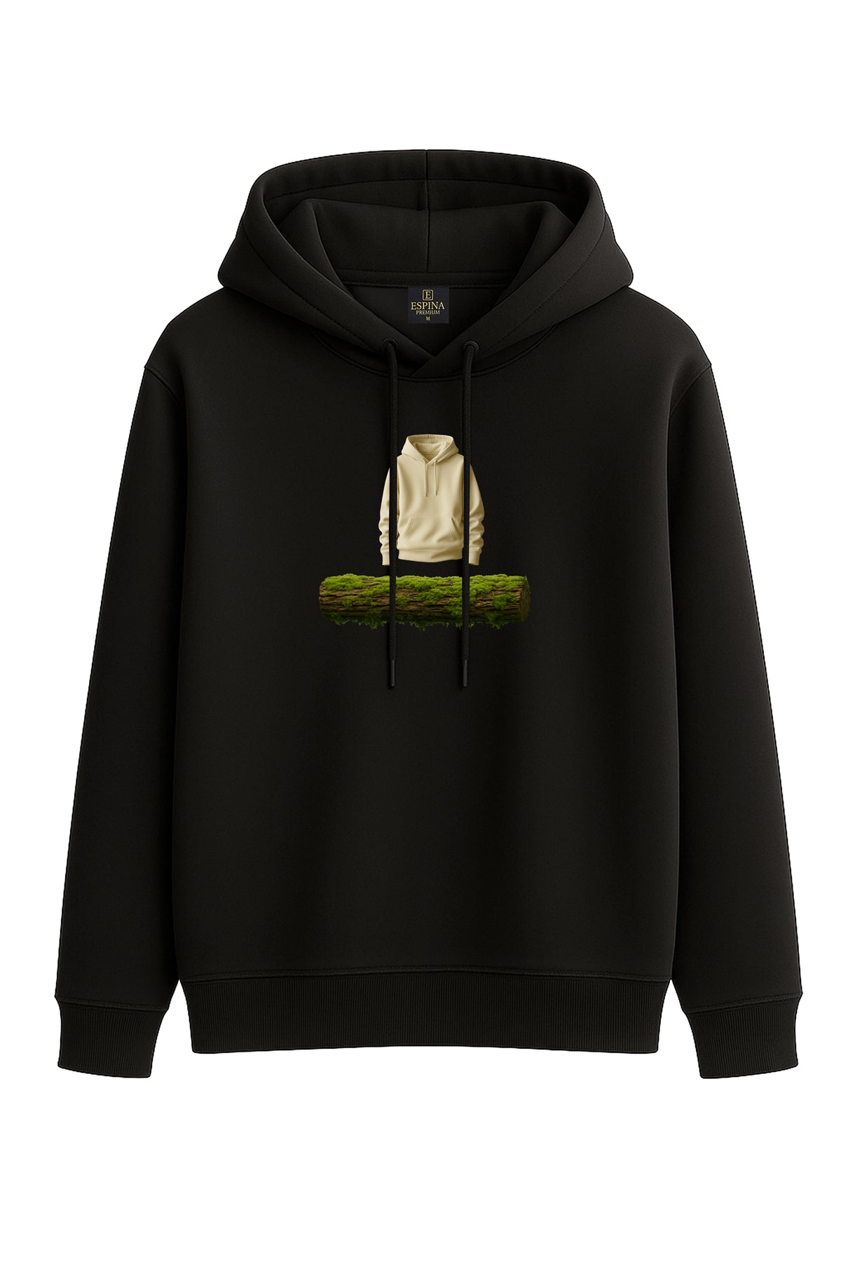 Unisex Odun Kapüşonlu Sweatshirt