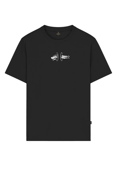 Regular T-shirt with Scuba Diver Print