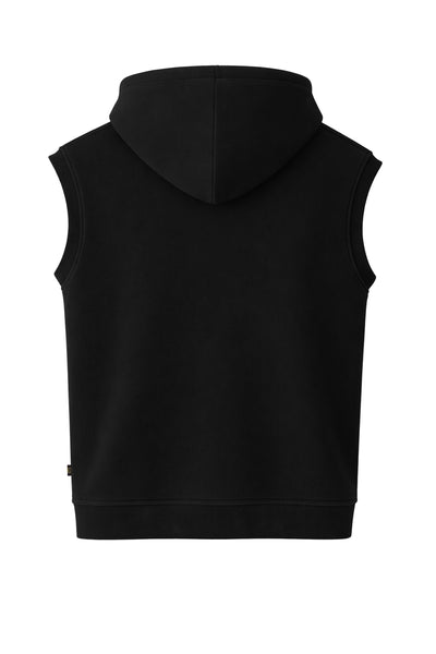 Erkek Kapüşonlu Fermuarlı Yelek