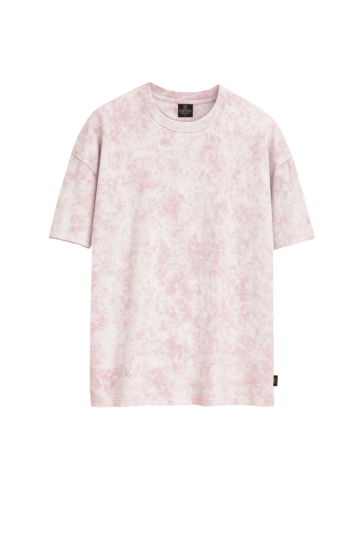 Vintage Batik Desenli Kısa Kollu Tişört