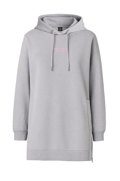 Büyük Beden Basic Club Baskılı Sweatshirt Tunik