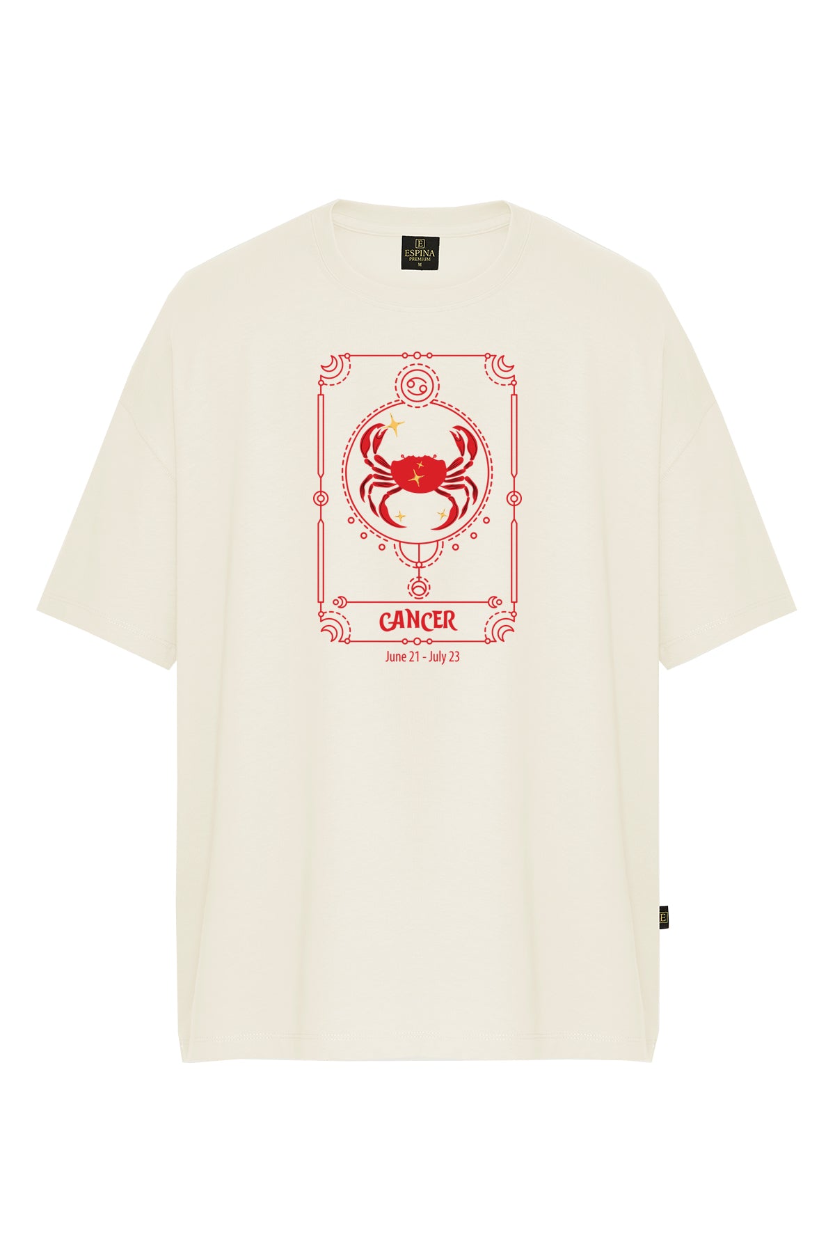 Zodiac Oversize T-Shirt Yengeç