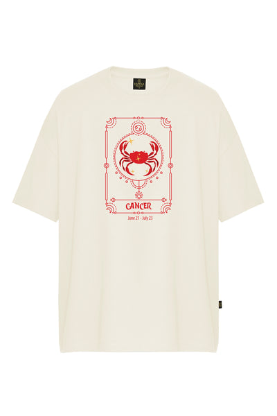 Zodiac Oversize T-Shirt Yengeç