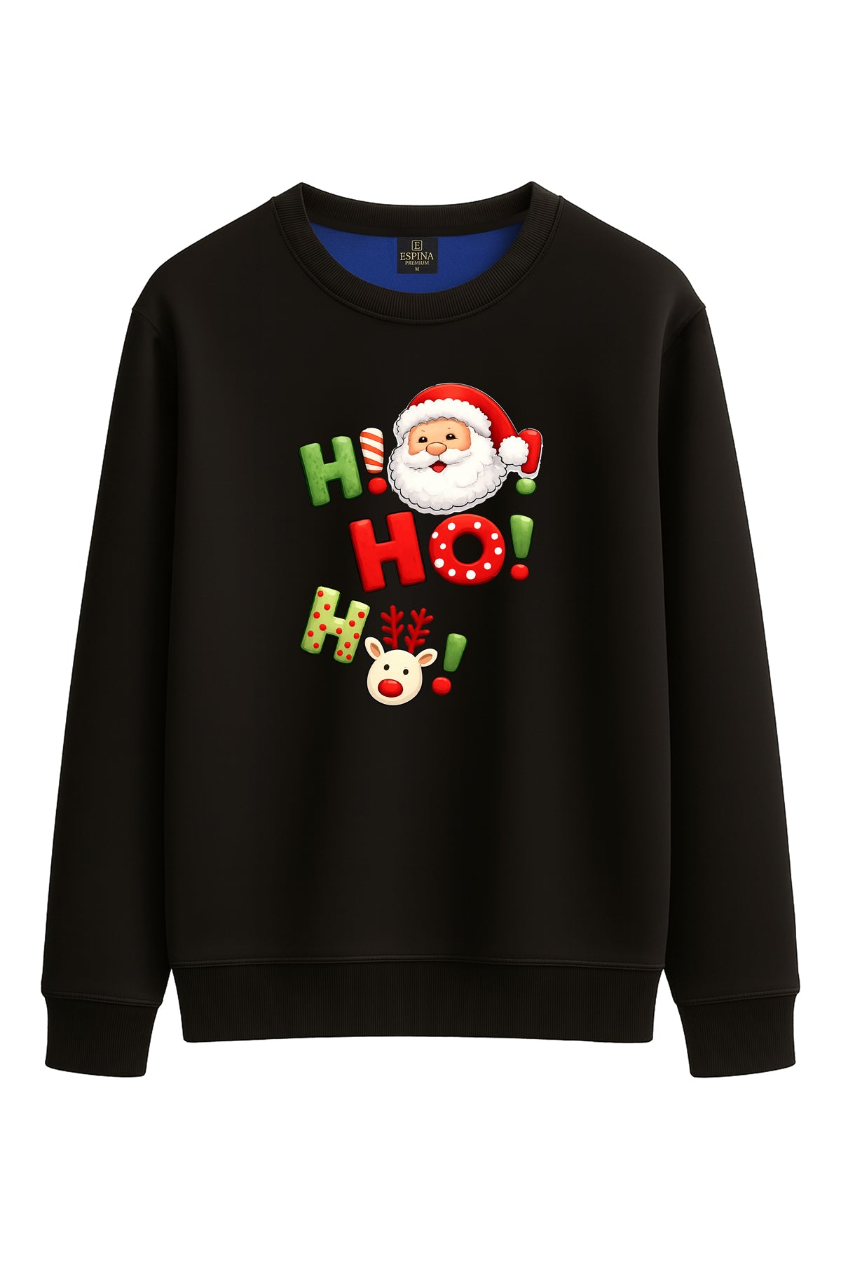 Unisex HoHoHo Baskılı Sweatshirt