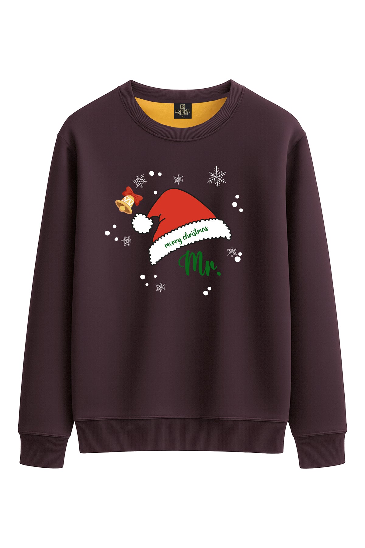 Erkek Mr. Baskılı Sweatshirt