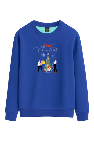 Unisex Merry Christmas Baskılı Sweatshirt