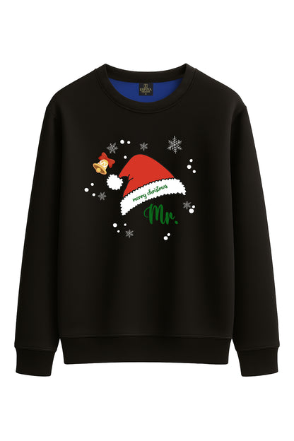 Erkek Mr. Baskılı Sweatshirt