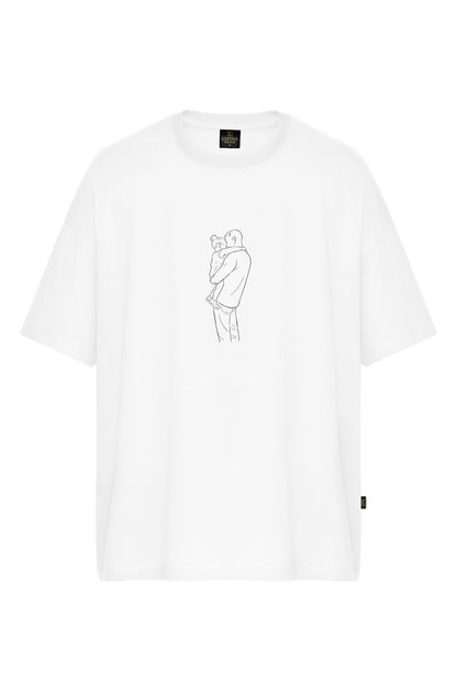 Oversize Baskılı Tişört