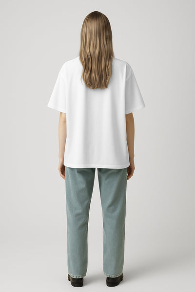 Minimal Tasarım Oversize Tişört