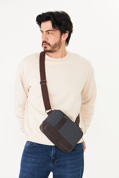 Unisex Hasır Dokulu Çapraz Omuz Çantası