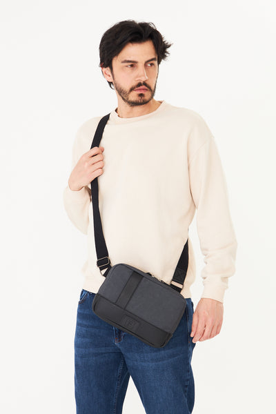 Unisex Hasır Dokulu Çapraz Omuz Çantası