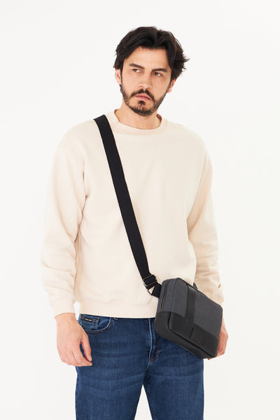 Unisex Hasır Dokulu Çapraz Omuz Çantası