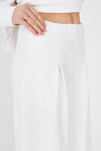 Kadın Reglan Tişört & Wide Leg Pantolon Takımı