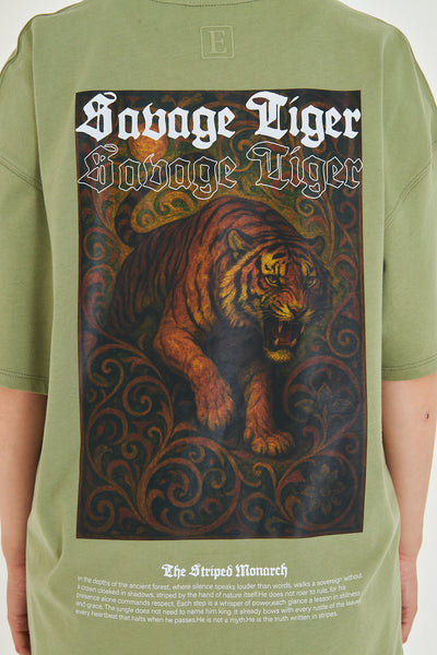 Sırt Tasarım Oversize Tişört