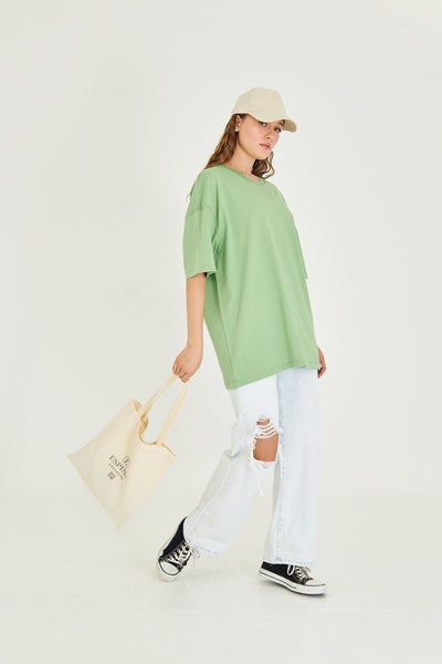 Unisex Basic Oversize Tişört