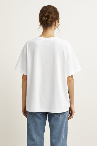 Minimal Tasarım Oversize Tişört