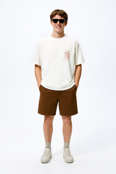 Minimal Tasarım Oversize Tişört