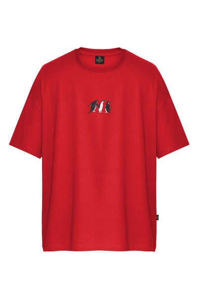 Minimal Tasarım Oversize Tişört