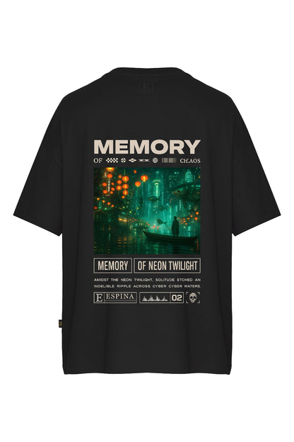 Sırt Tasarım Oversize Tişört