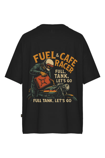 Oversize Baskılı Kısa Kollu Tişört