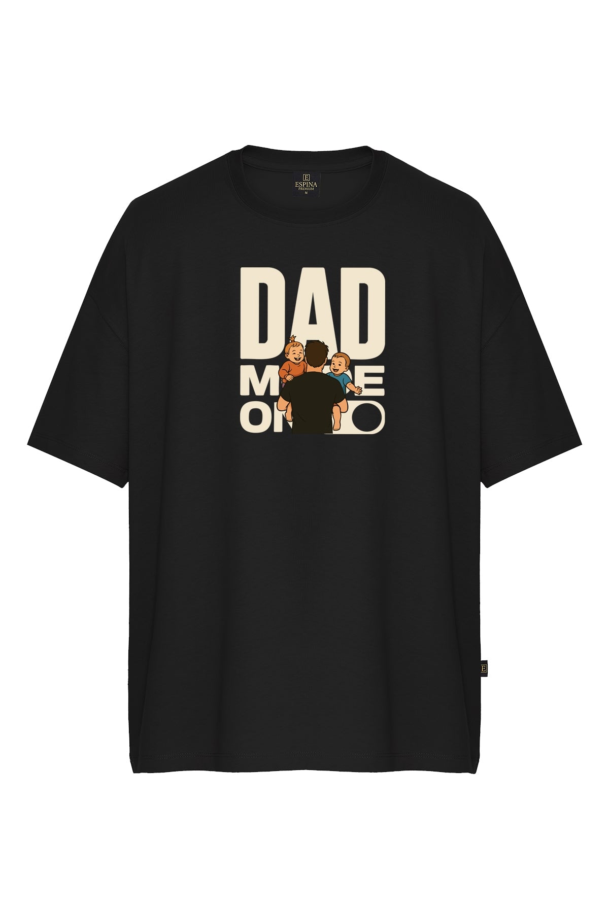 Dad Mode On Kız Erkek Çocuk Baskılı Kısa Kollu Tişört