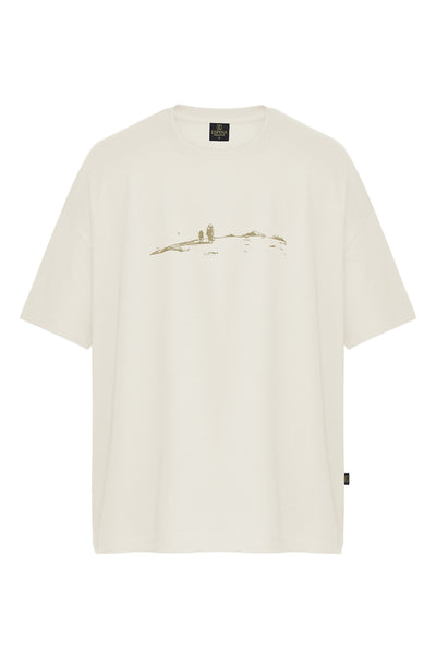 Back-Front Design Oversize T-Shirt
