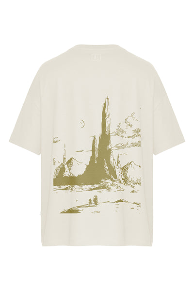Back-Front Design Oversize T-Shirt