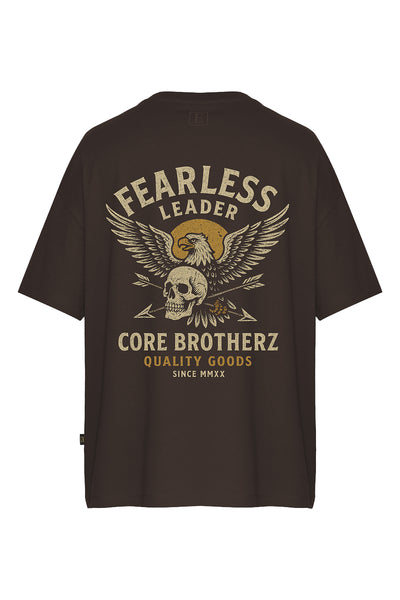 Oversize Baskılı Kısa Kollu Tişört